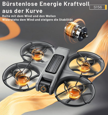 Goldstern RC Quadrocopter - S156 Orange - 2 Akkus