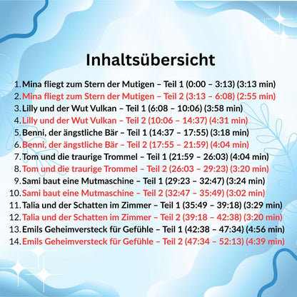 Sensorische Lernkarten inkl. 7 liebevolle Hörbucher - Lern & Fun Bundle