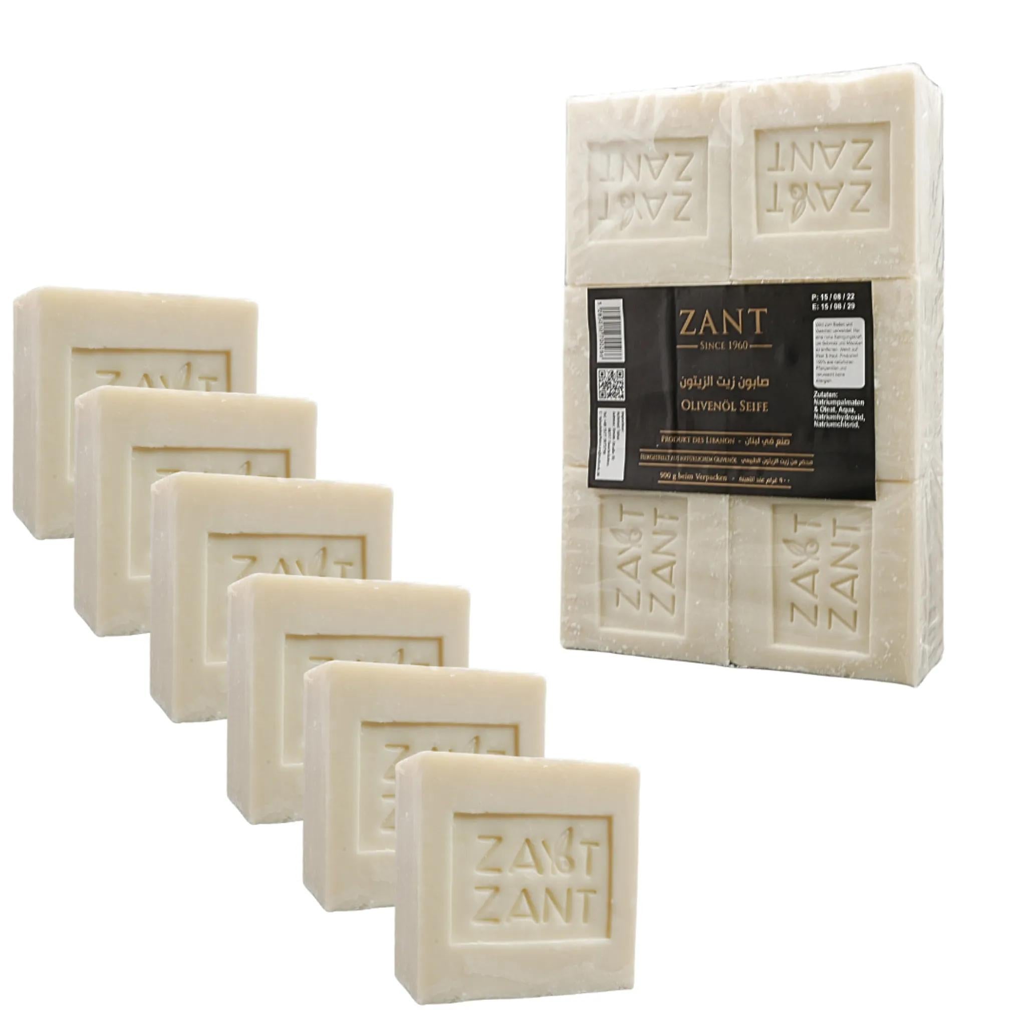 Zant - 6er-Set natürliche Seife - Olivenseife