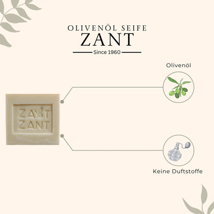 Zant - 6er-Set natürliche Seife - Olivenseife