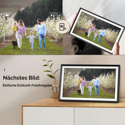 Digitaler Bilderrahmen - Goldstern PW 156 Schwarz-Weiß