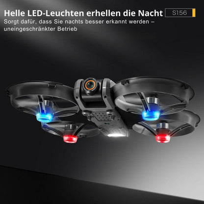 Goldstern RC Quadrocopter - S156 Schwarz - 2 Akkus
