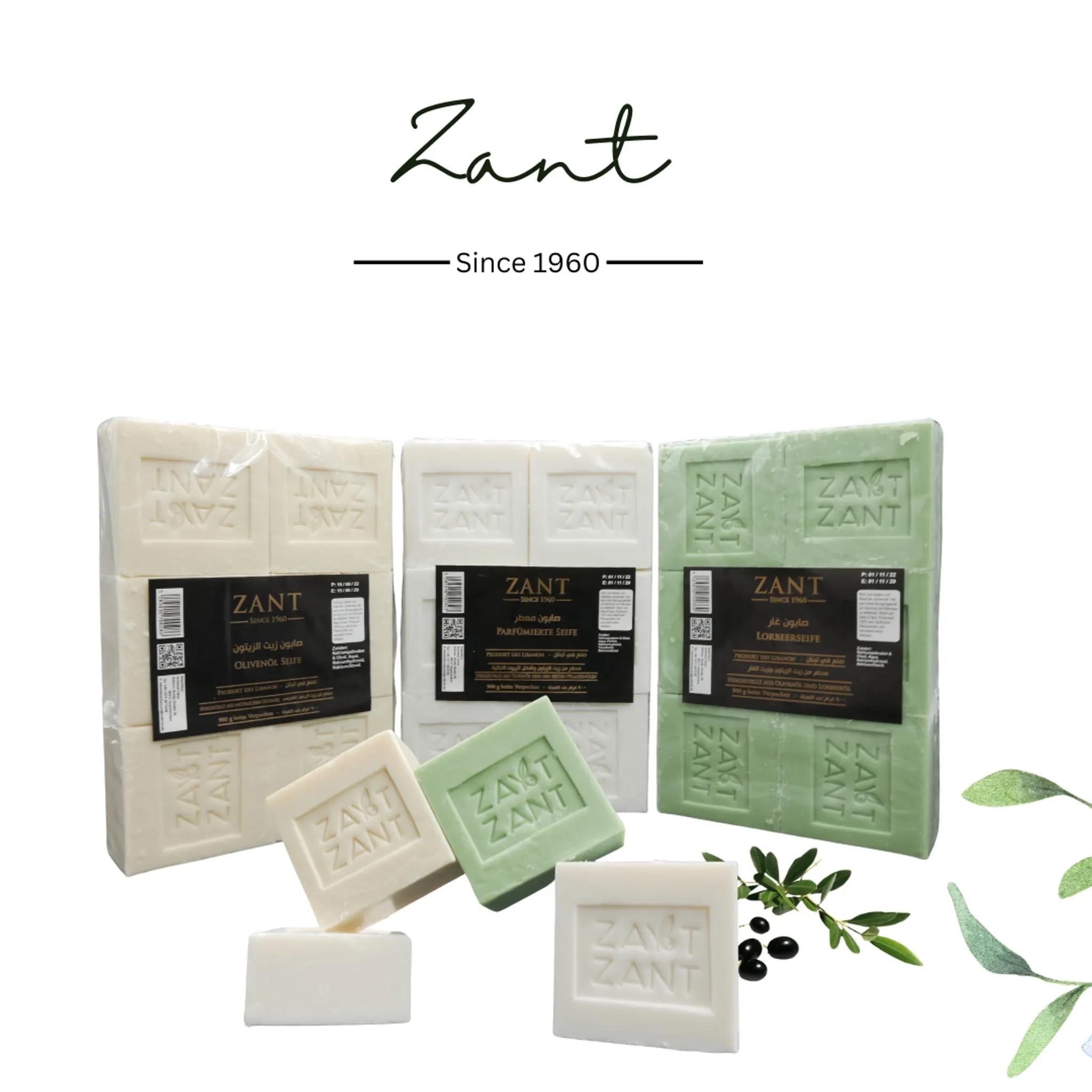 Zant - 6er-Set natürliche Seife - Olivenseife
