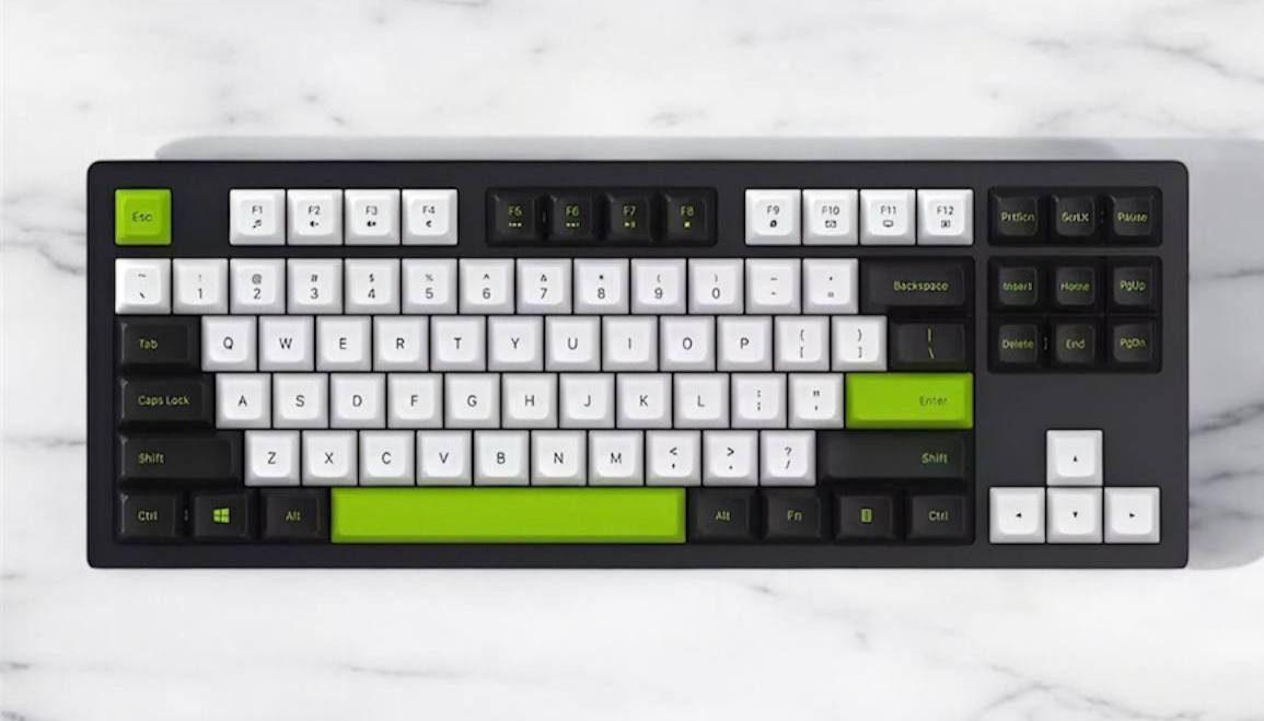 Goldstern - Gaming Tastatur - CX69 Bk- Grün