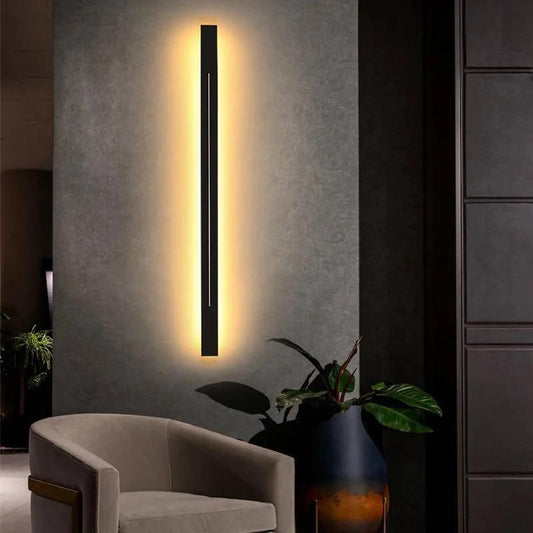 DIYARTS Moderne Wandlampe - Schwarz 0,4m