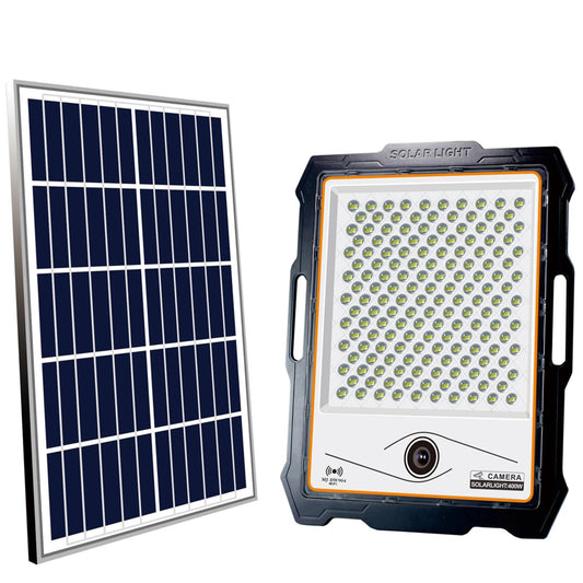 LED Solarbetriebene wasserdichte Sicherheitsleuchten mit Kamera & Bewegungsmelder aus Aluminium für Garage und Hof Energieoptionen