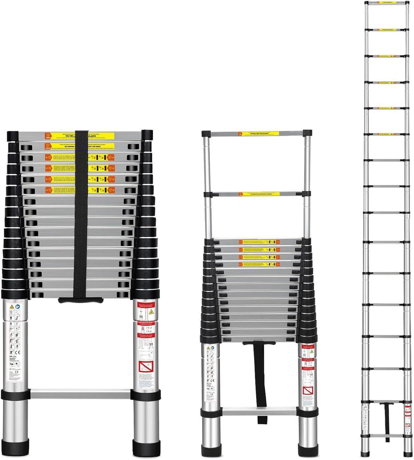 Teleskopleiter - Alu Leiter-4,7M