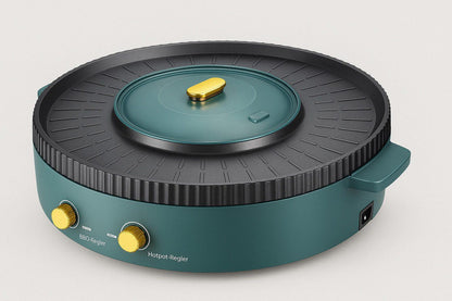 BAOSHISHAN - Smokeless Elektrogrill mit Hotpot