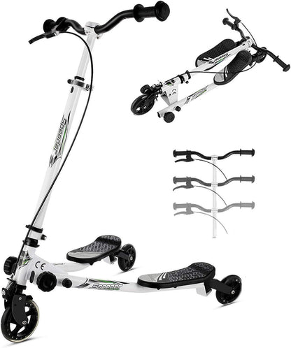 WOOKRAYS Scooter Speeder - Schwarz