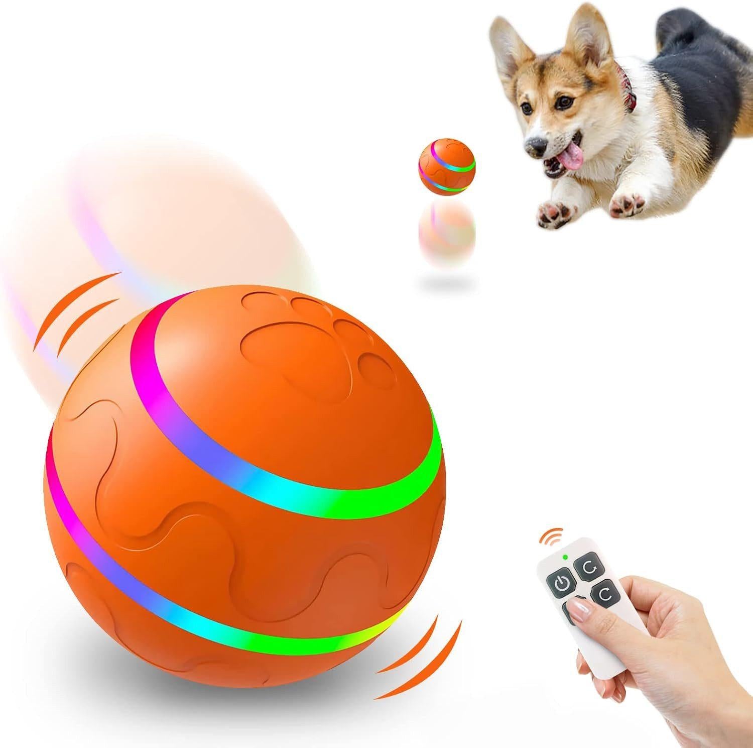 Auto Pet Toy - Ball - Orange