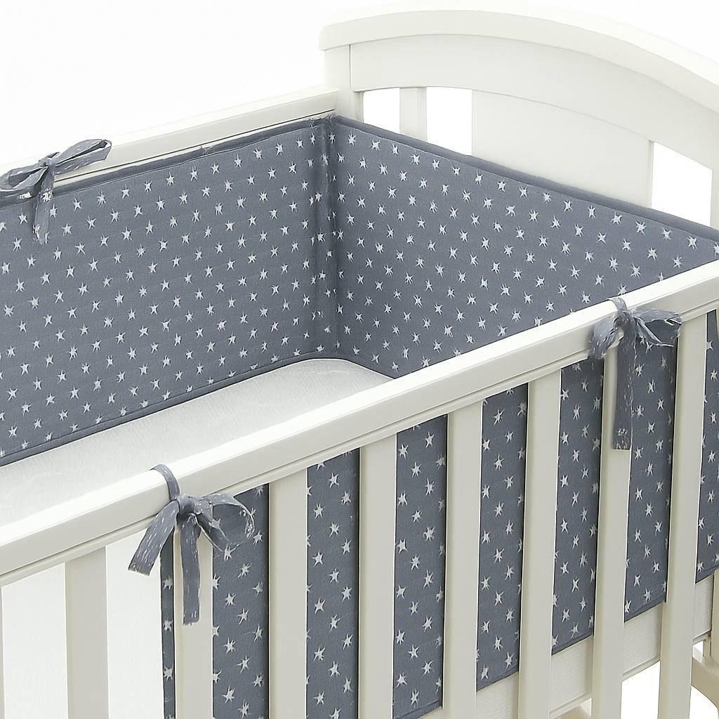 Luchild Bumpers - Bettumrandung - Star-Grau-420