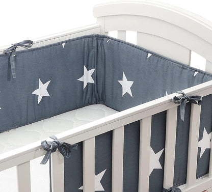 Luchild Bumpers - Bettumrandung - Star-Grau-360