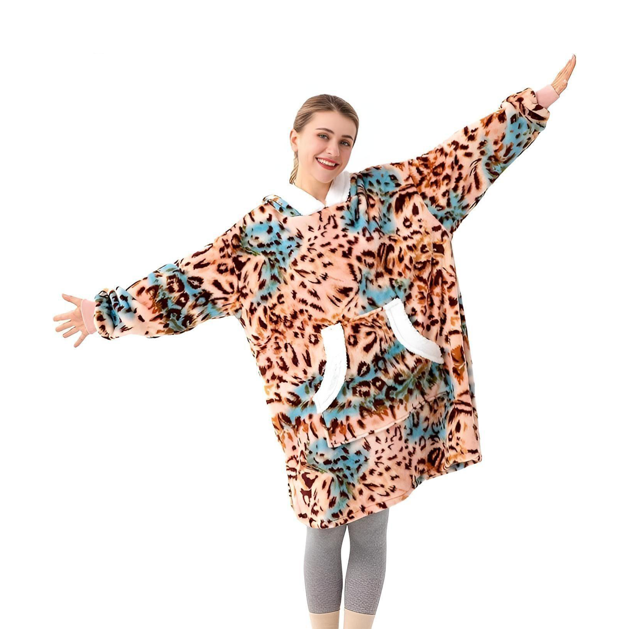 Winthome Kapuzenpullover- Leopard