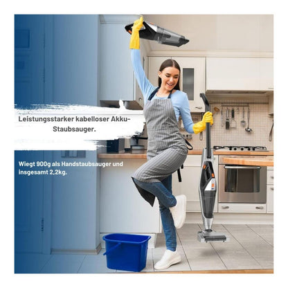 Hihhy 2-in1-Staubsauger inkl. Akku-Schrauber Set- Smart Home Combo Bundle