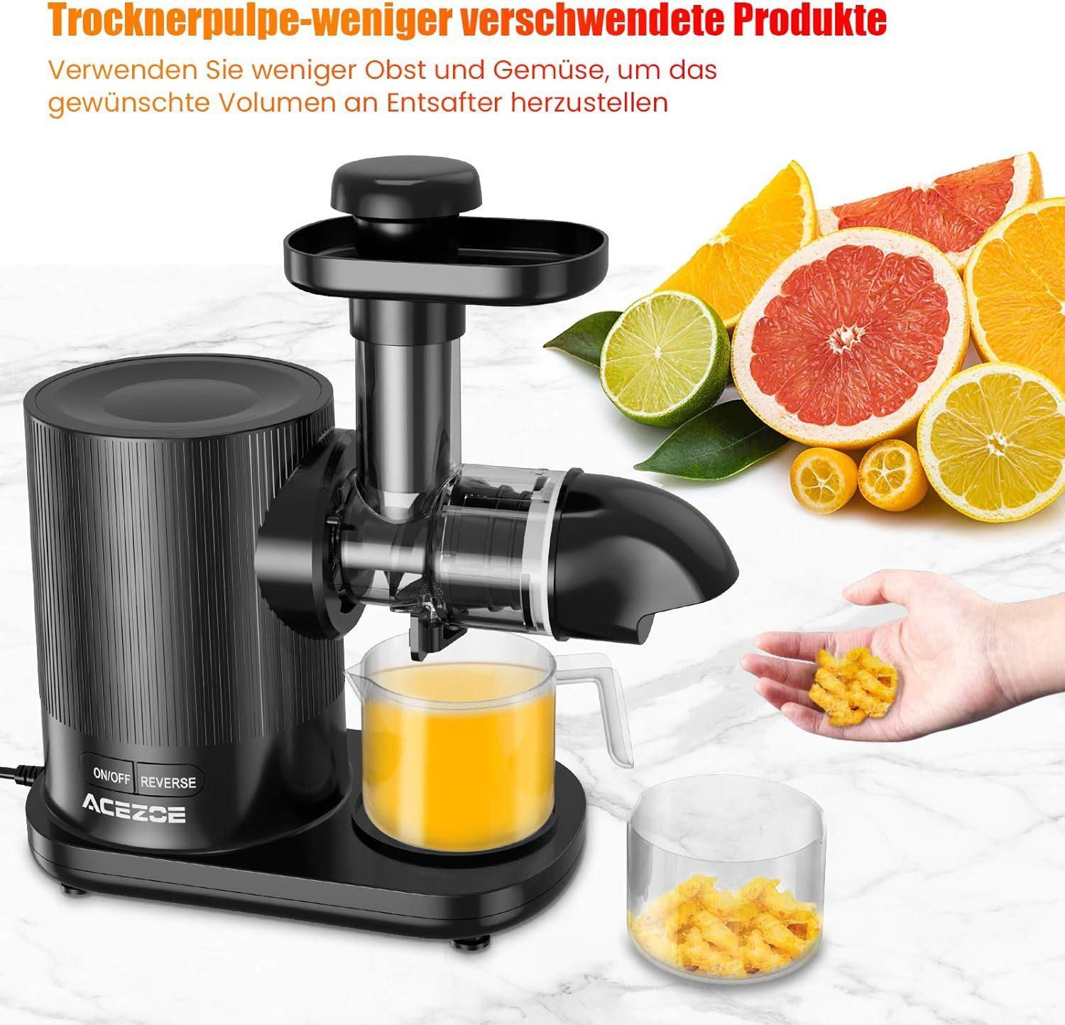 Multifunktionaler Slow Juicer - Acezoe-JM01 - Schwarz