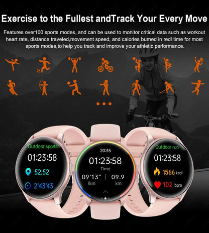 Cinnosip - Smartwatch - Rosa