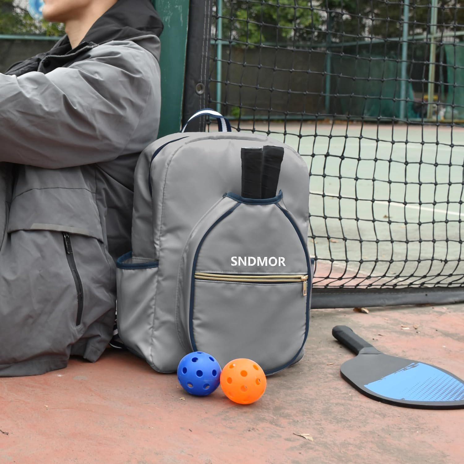 Sportrucksack - Pickleball Rucksack - Grau - SNDMOR