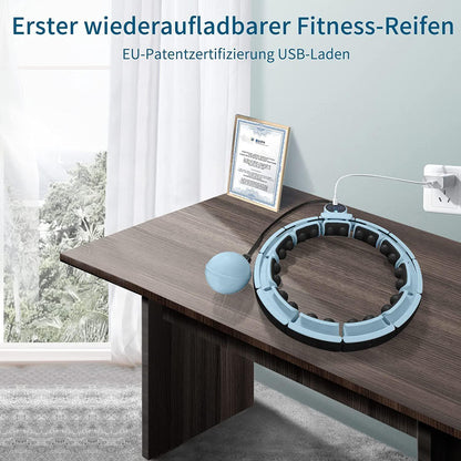 Hula Hoop Reifen - Digi Smart 44F - Hellblau