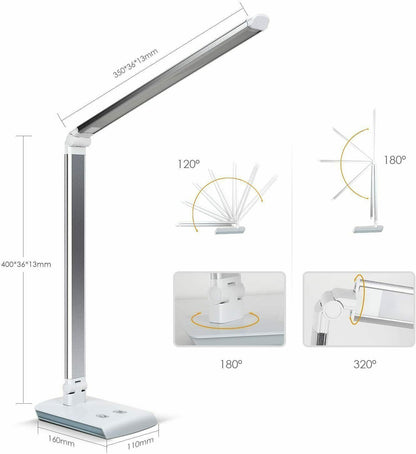 LED Schreibtischlampe S28 - Deckey-S28-Weiß