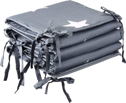 Luchild Bumpers - Bettumrandung - Star-Grau-360