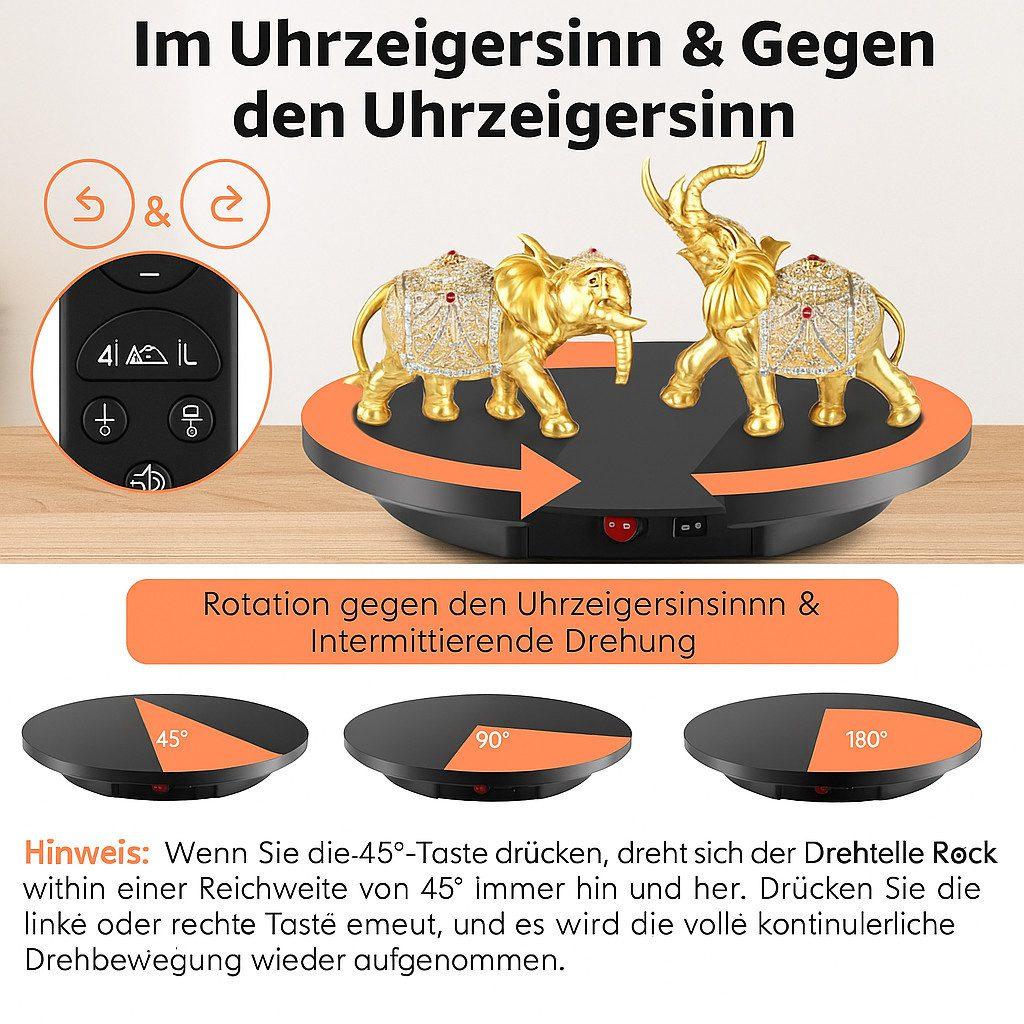 BAOSHISHAN - Elektrischer 360° Drehteller - Schwarz