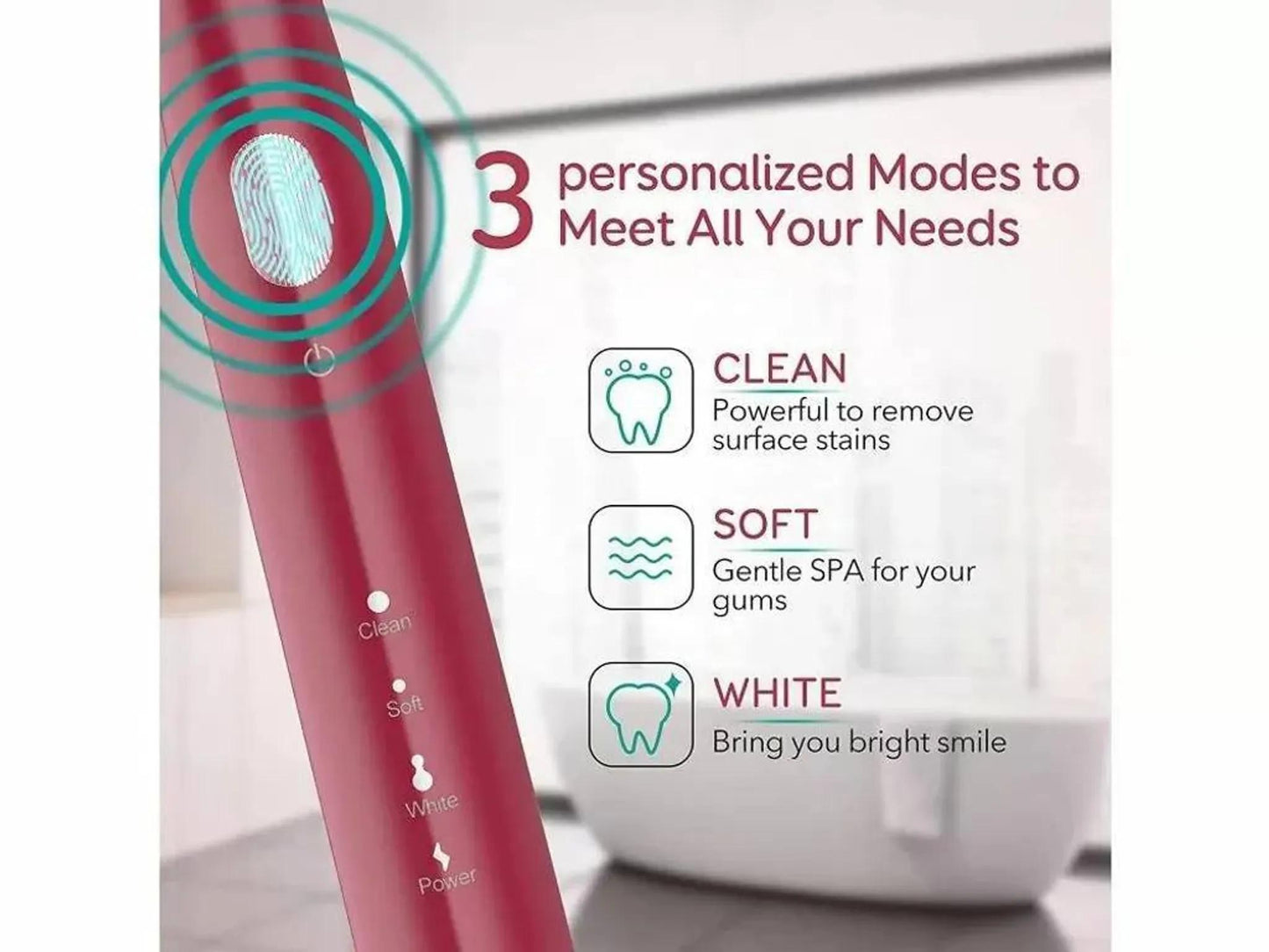 DIYARTS - Elektrische Zahnbürste GY1 mit DuPont-Faser & intelligentem Timer