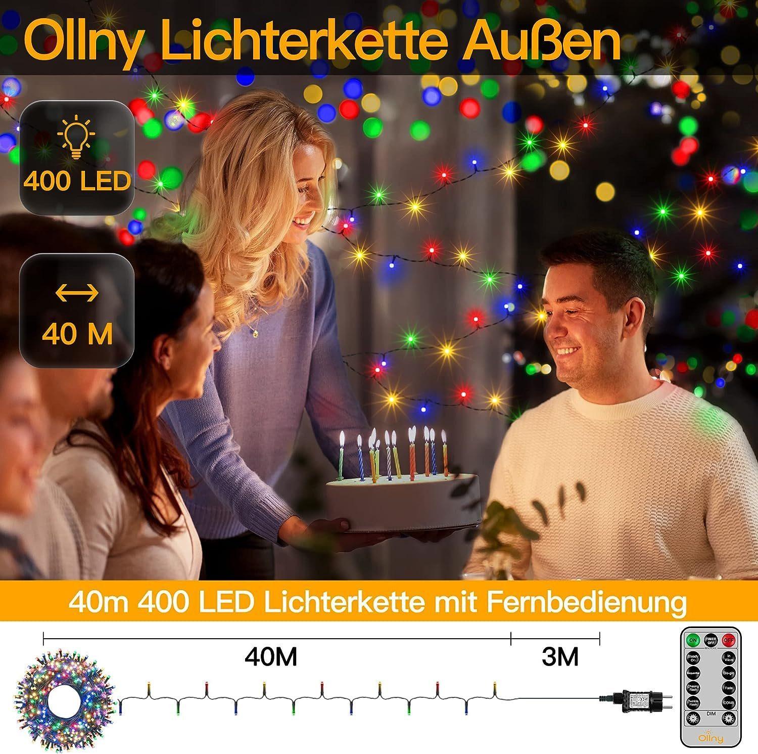 Ollny Decor - 400-flammig, 40 m, LED Lichterkette - RZ9Z