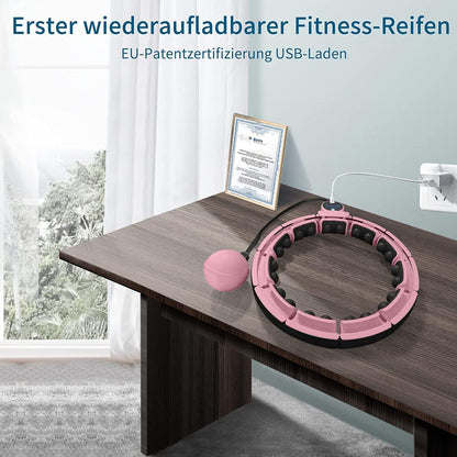 Hula Hoop Reifen - Digi Smart ACJ -  Hellrosa
