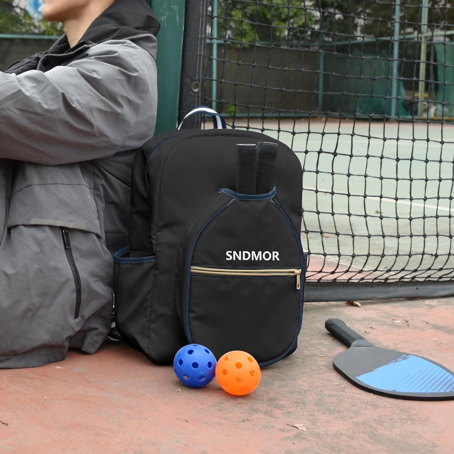 Sportrucksack - Pickleball Rucksack - Schwarz - SNDMOR