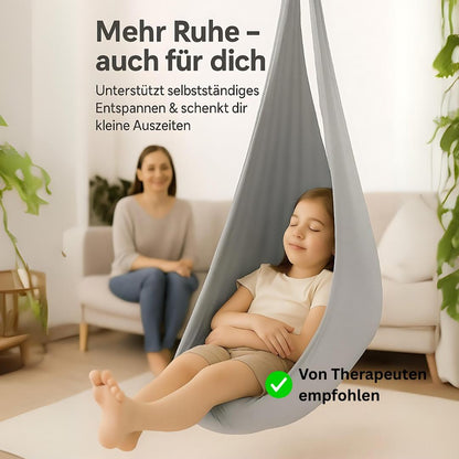 Kronenberg Therapieschaukel Kinder – Sensorische Hängeschaukel aus doppellagigem Polyester