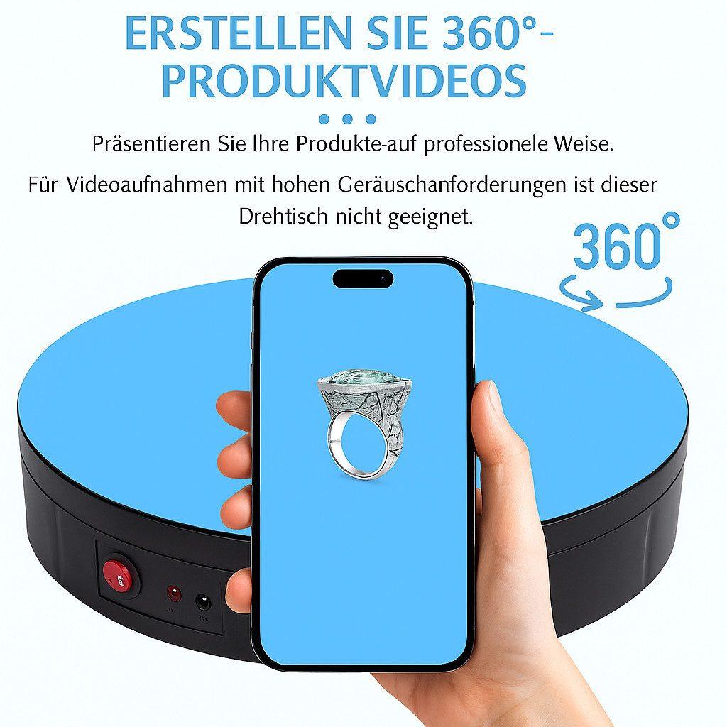 BAOSHISHAN - Elektrische 360° Fotoscheibe - Schwarz