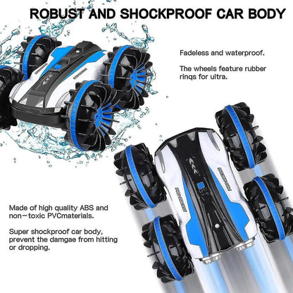 RC Amphibisch ferngesteuertes Auto - Blau-01