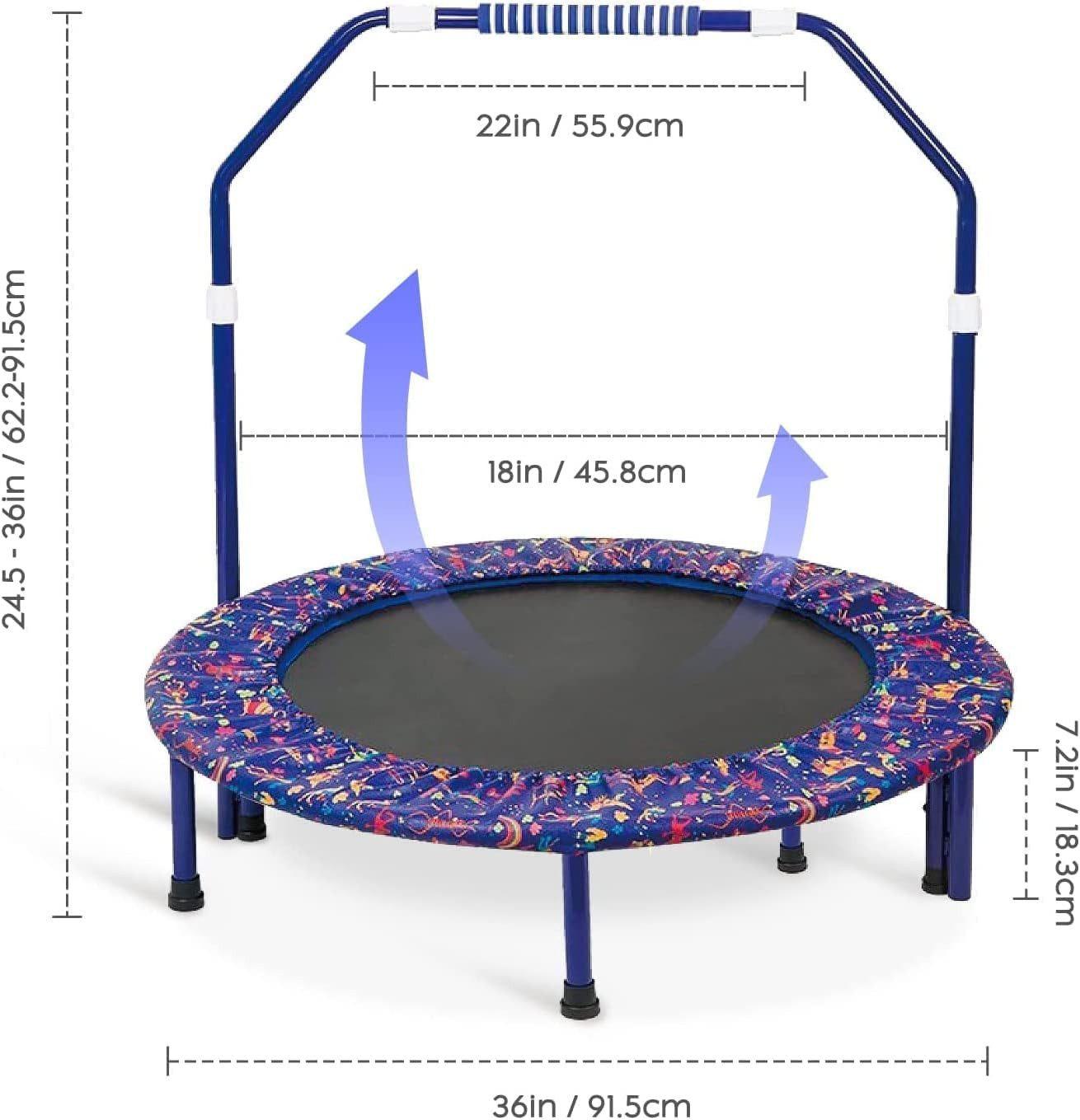LBLA - Kindertrampolin - Dunkelblau