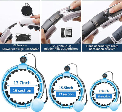 Hula Hoop Reifen - Digi Smart 44F - Hellblau