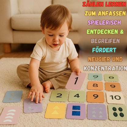 Sensorische Lernkarten  Spielerisch Zahlen & Sinne entdecken Spielerisches Lernen mit allen Sinnen