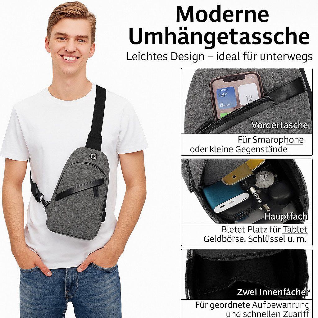 Umhängetasche - Grau