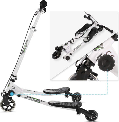 WOOKRAYS Scooter Speeder - Schwarz