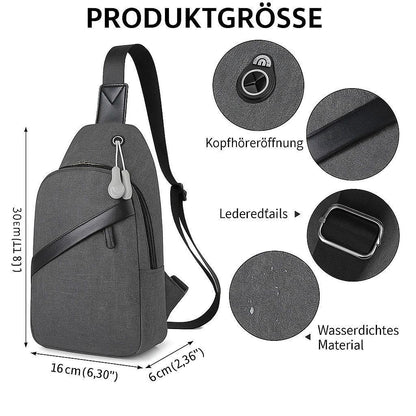 Umhängetasche - Grau