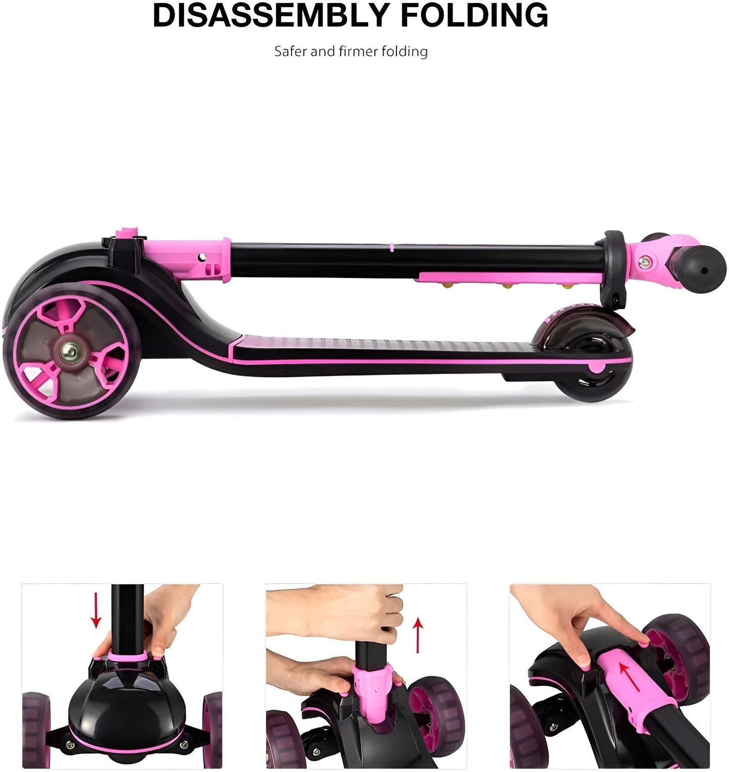 Fascol Dreiradscooter - Pink