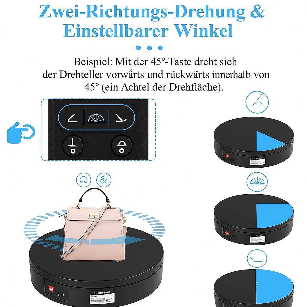BAOSHISHAN - Elektrische 360° Fotoscheibe - Schwarz