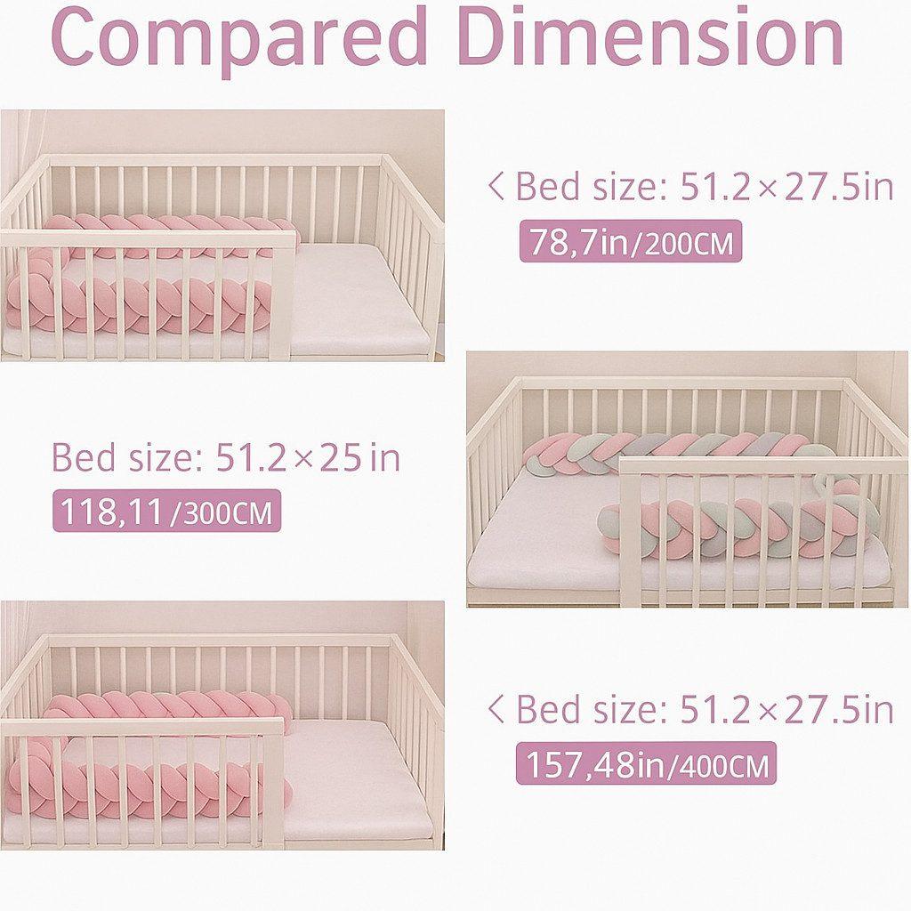 Vivi - 3m Bettumrandung - Rosa