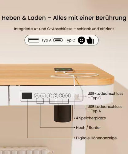 FLEXISPOT - Ergonomischer Sitz-Steh-Tisch