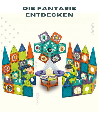 Goldstern LightCube Magnetspielbausteine - 110-teilig