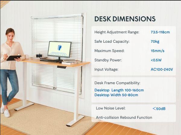 FLEXISPOT - Ergonomischer Sitz-Steh-Tisch