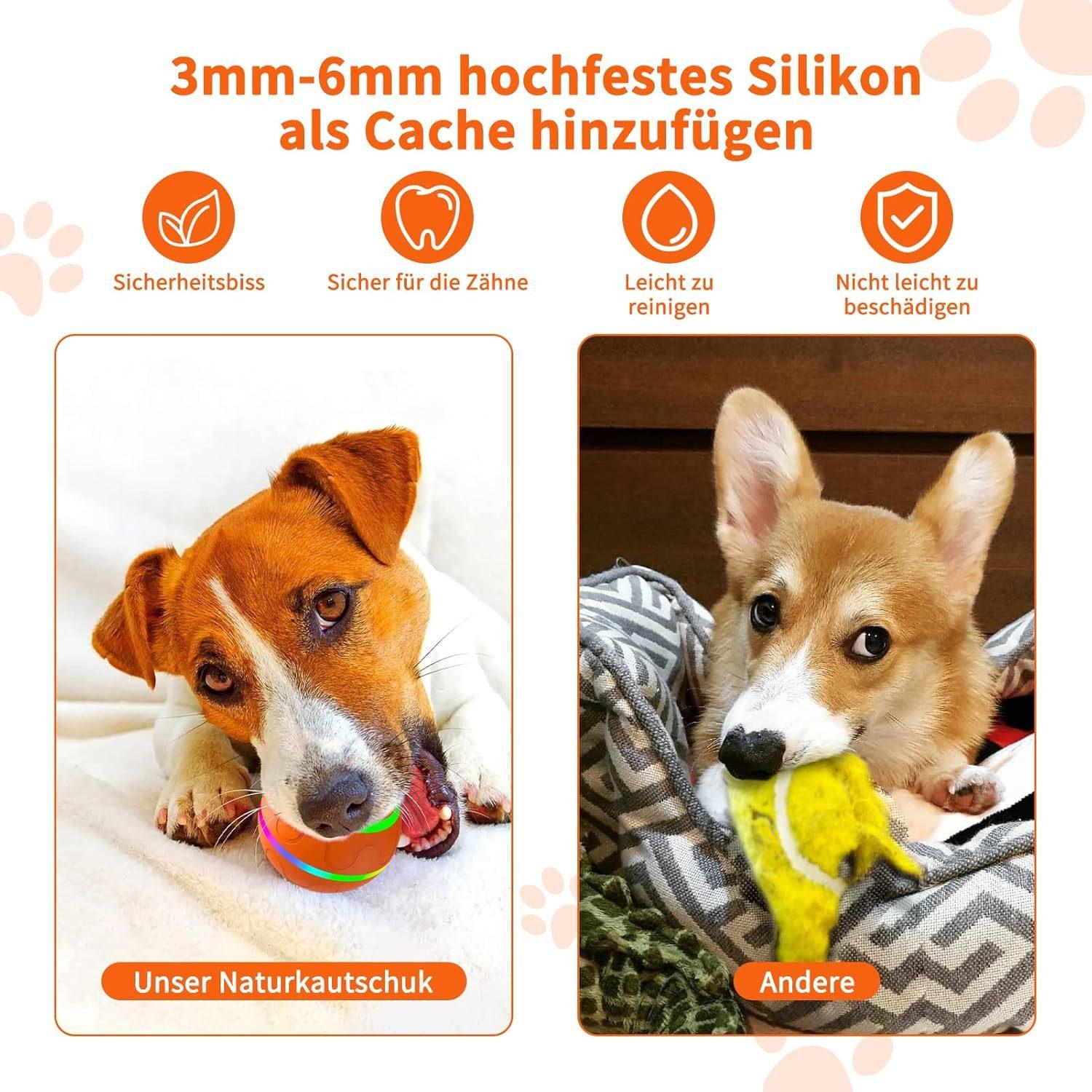 Auto Pet Toy - Ball - Orange