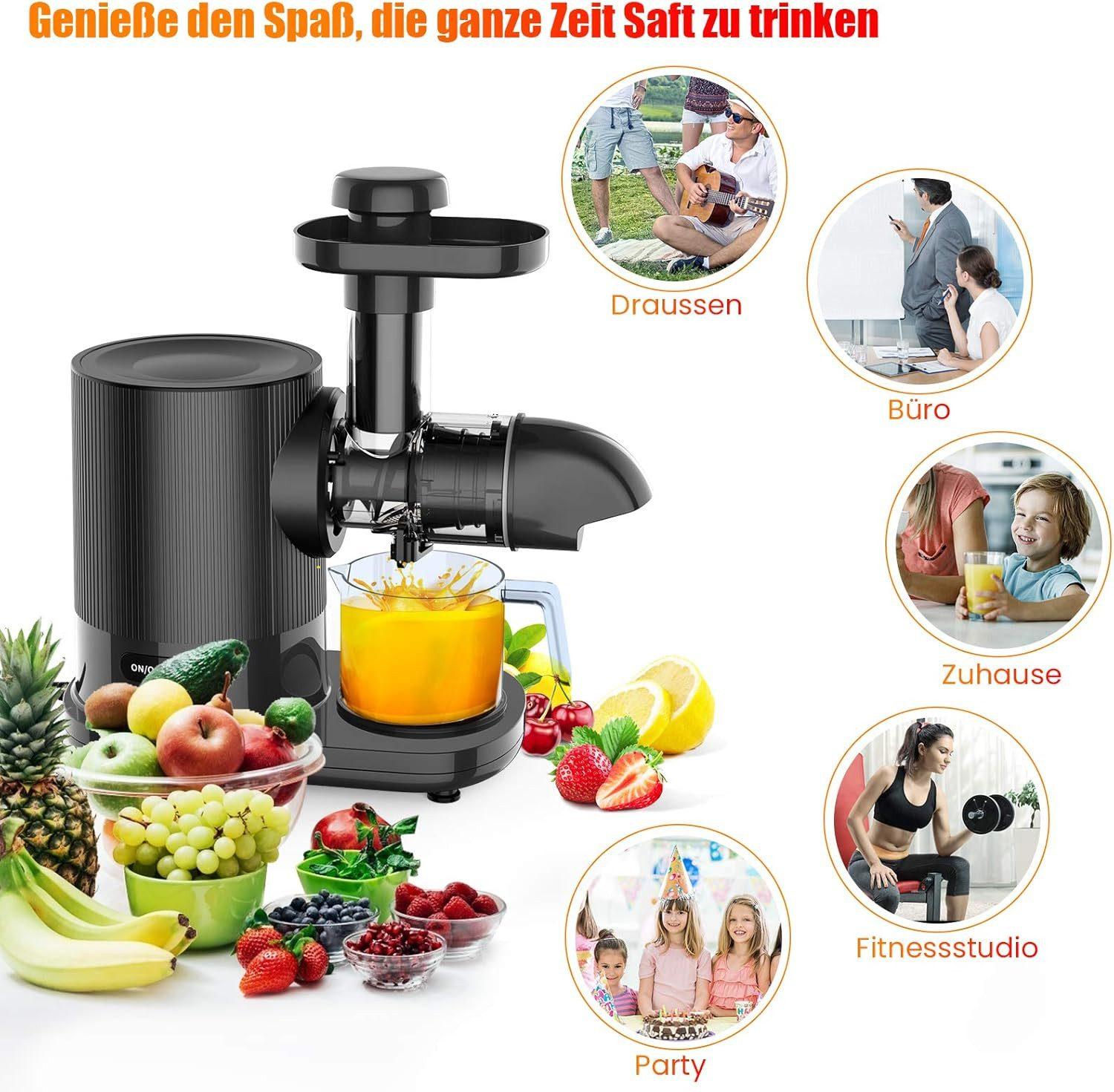 Multifunktionaler Slow Juicer - Acezoe-JM01 - Schwarz