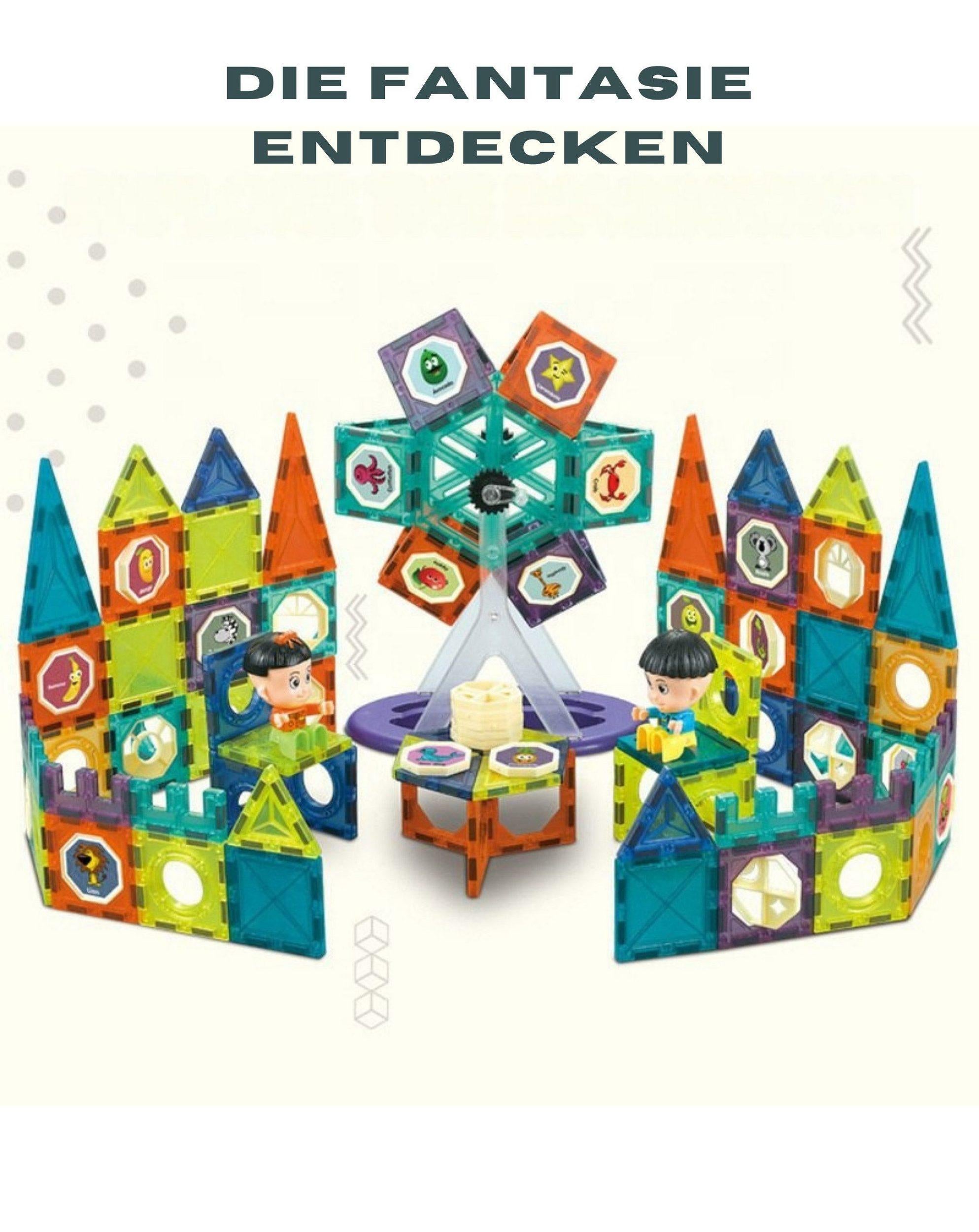 Goldstern LightCube Magnetspielbausteine - 75-teilig