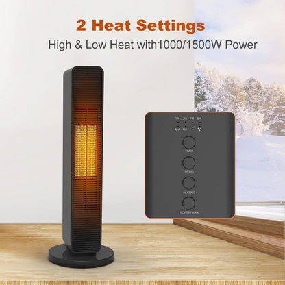 Tower Heater - SH01 Schwarz