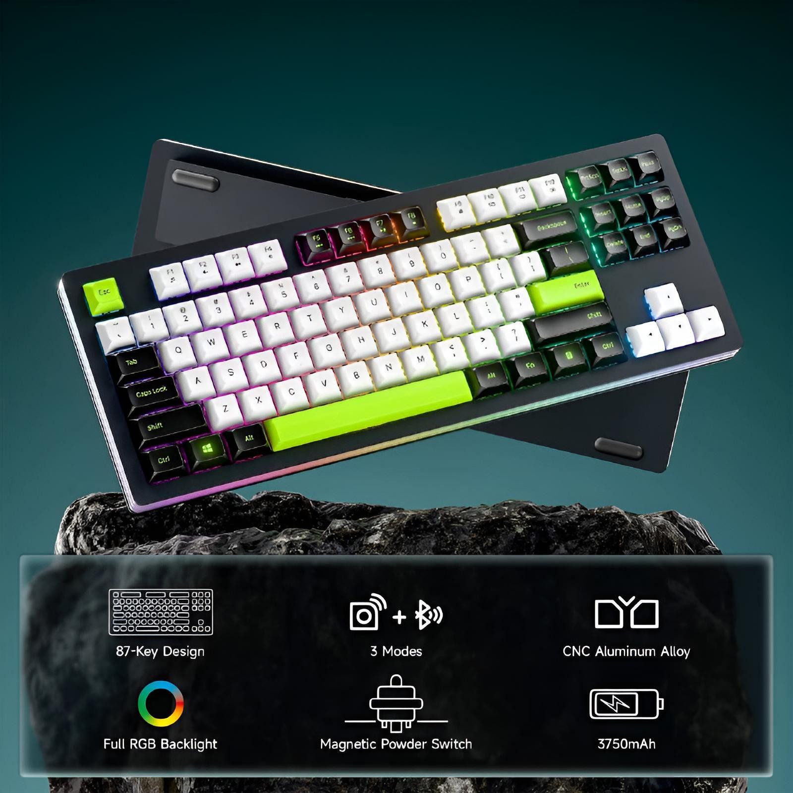 Goldstern - Gaming Tastatur - CX69 Bk- Grün