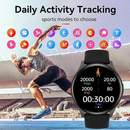 Cinnosip - Smartwatch - Schwarz